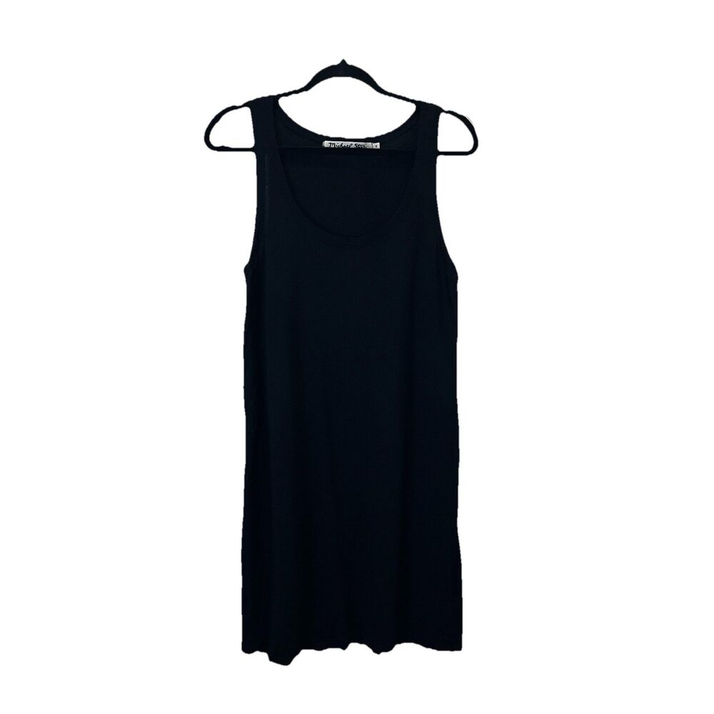 Michael Stars Tunic Dress Tank Top Black Sleeveless Womens Size S